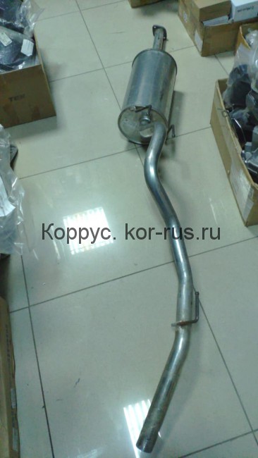 Глушитель бочка (округлый фланец) (f1) для Great wall / haval Safe/suv