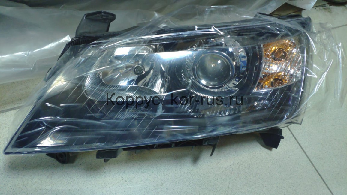 Фара левая (4 door) (черная) для Geely Emgrand ec7