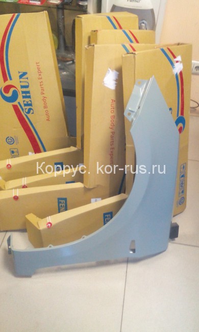 Крыло переднее лев. для Hyundai Solaris