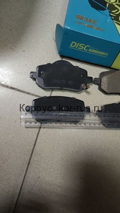 КОЛОДКИ ТОРМОЗНЫЕ (К-Т) ПЕРЕДНИЕ
